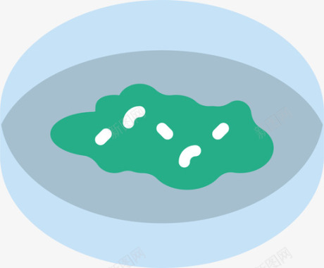 细胞培养皿医用188扁平图标图标