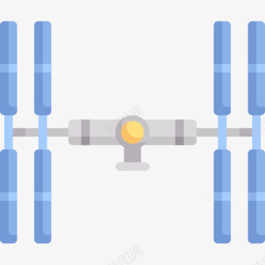 空间设计海报空间站145号空间平的图标图标