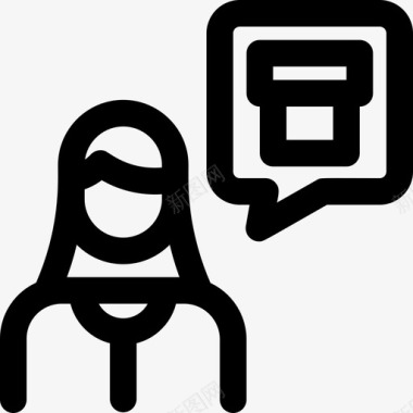女人厨师女人土拨鼠第四天直系图标图标