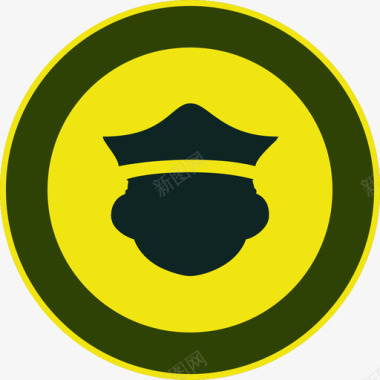 警卫力量-黄色-高亮图标
