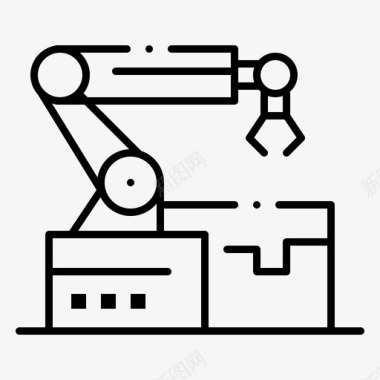 自动化自动化手臂机器人图标图标