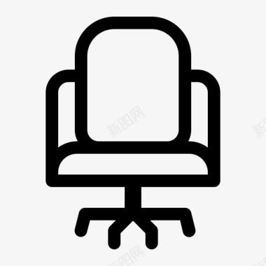 对椅办公椅设备液压椅图标图标