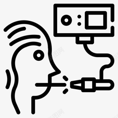 种植技术1图标激光外科医学技术1线性图标图标