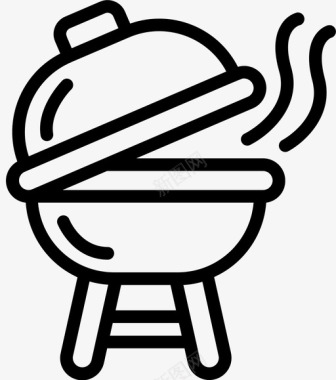 BBQ野餐58线性图标图标