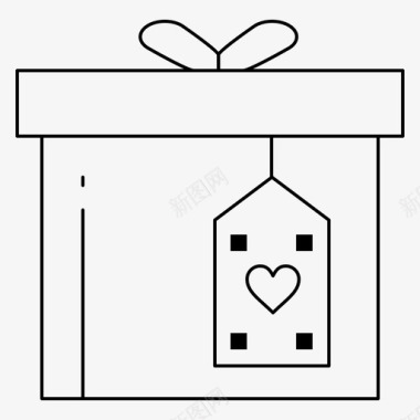 收礼物的小孩礼品礼盒送货图标图标