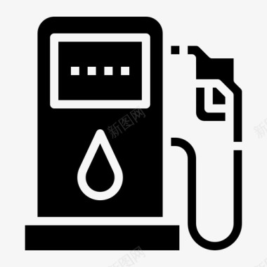 汽油预算和费用填充图标图标