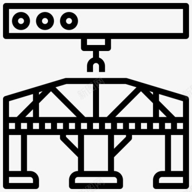 犀牛建模三维桥梁三维打印机人工智能图标图标