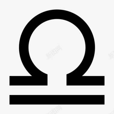 天秤座占星术黄道十二宫图标图标