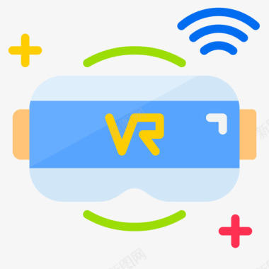 戴vrVr智能技术15平板图标图标