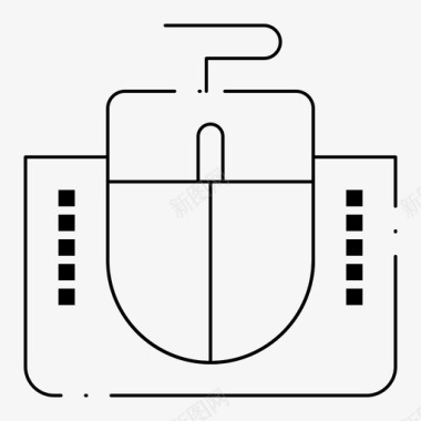 亲自制作鼠标计算机接口图标图标