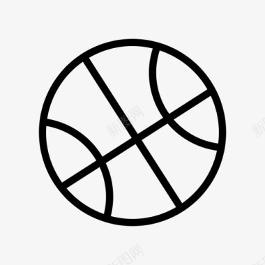 篮球宝贝116轮廓图标图标
