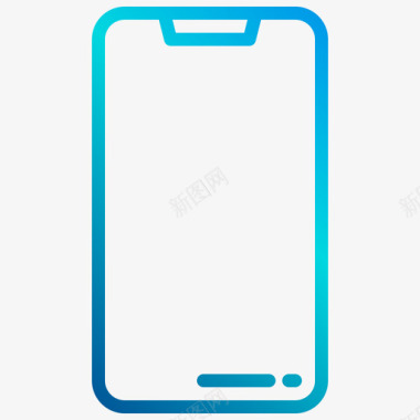 蓝色手机智能手机其他元素4蓝色图标图标