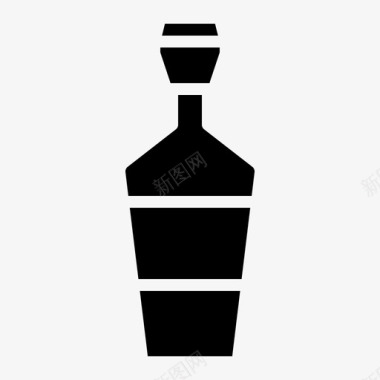 香水瓶子和容器1填充图标图标
