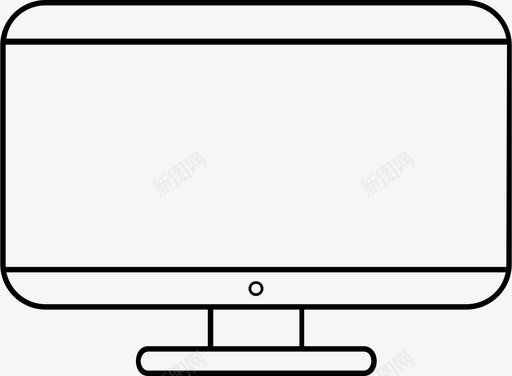电脑苹果显示器图标图标