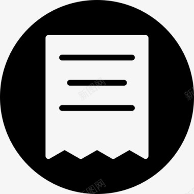 收款收据收据发票票证图标图标