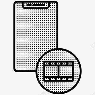 手机抖音app应用图标视频播放器应用程序媒体播放器智能手机应用程序图标图标