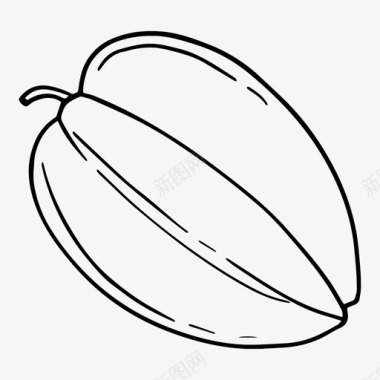 星果杨桃食物图标图标