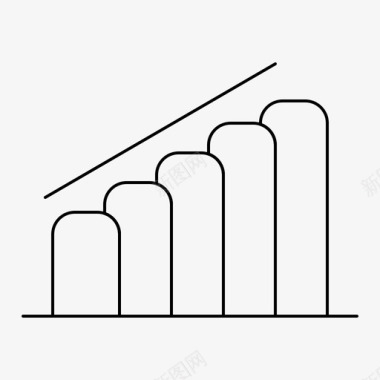 集合背景图表分析条形图图标图标