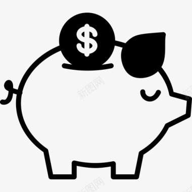 小猪银行美元小猪图标图标