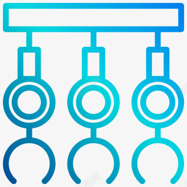 机械臂ai7线性梯度图标图标