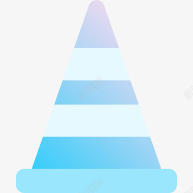 锥形驾驶6蓝色图标图标