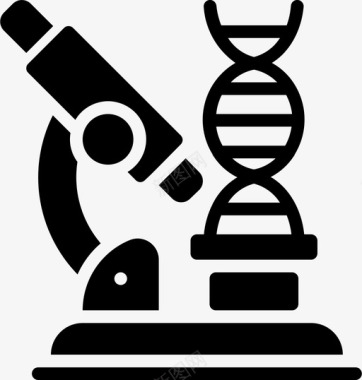 工程塔吊显微镜遗传学和生物工程6填充图标图标