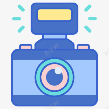 摄影活动摄影活动管理2线性颜色图标图标