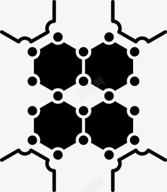 合层键合化学键合网络图标图标