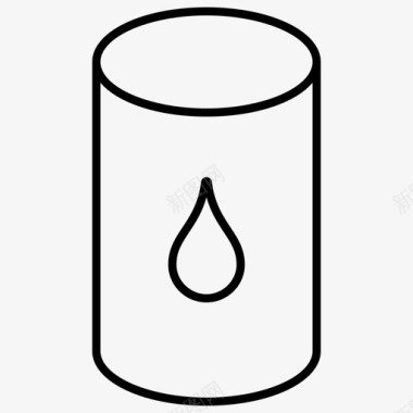 油桶汽油桶工业夏普图标图标