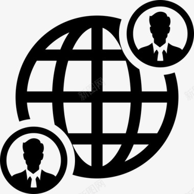 全球传播互联网网络图标图标