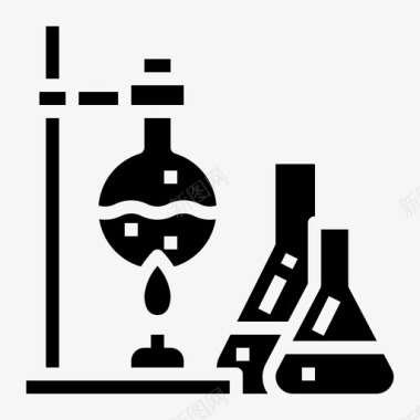 实验与科学化学实验室科学图标图标