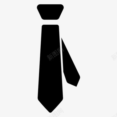 设计元素领带配饰优雅图标图标