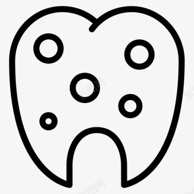 口腔护理牙齿图标图标
