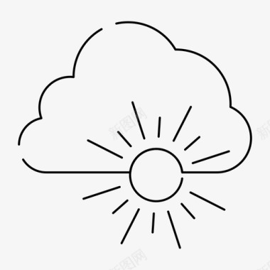 云云自然春天图标图标