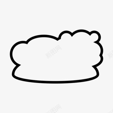 云云大气气泡图标图标