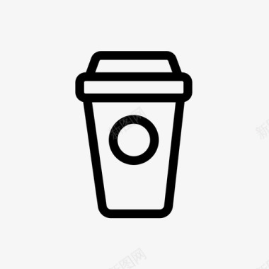 咖啡去杯子外卖图标图标