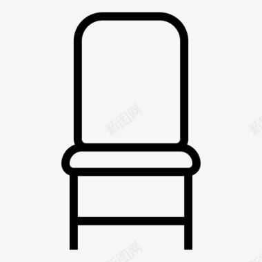 对椅高脚椅家具家居图标图标