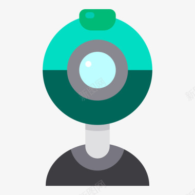 火焰小图标网络摄像头小工具18扁平图标图标