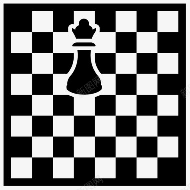 下棋棋盘桌游图标图标