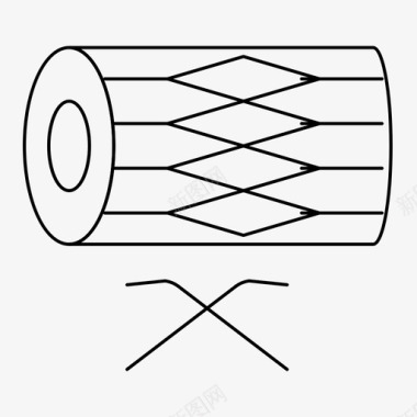 压力器鼓乐器爱尔兰图标图标