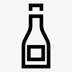 葡萄酒塞子字母葡萄酒酒瓶塞子图标高清图片