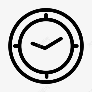 欧式元素手表时钟时间图标图标