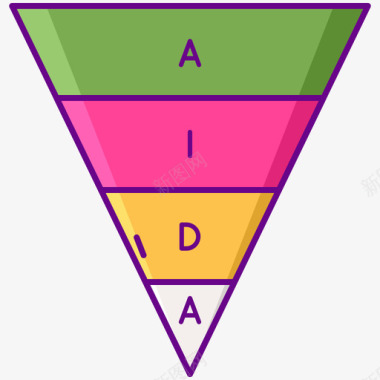 影响力艾达影响力营销1线性色彩图标图标