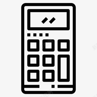 火焰小图标计算器小工具17线性图标图标