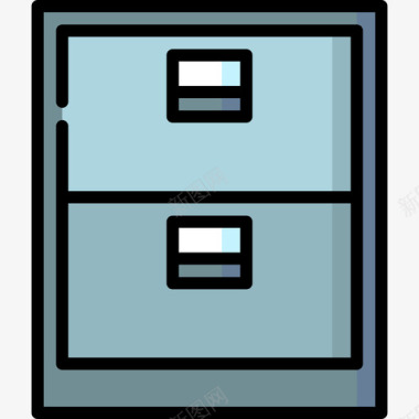 UI灌装柜ui42线性颜色图标图标