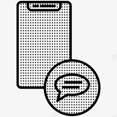 手机抖音app应用图标短信应用智能手机短信图标图标