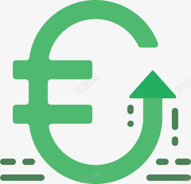 欧元图标欧元行政区4持平图标图标