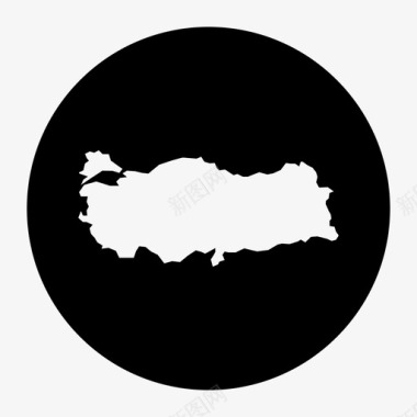 土耳其土耳其地图亚洲伊斯坦布尔图标图标