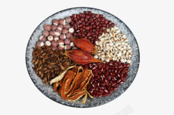 红豆薏米芡实茶素材
