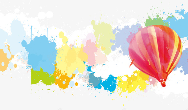彩色装饰图案热气球psd免抠素材_88icon https://88icon.com 健康教育 彩色装饰 热气球 装饰图案